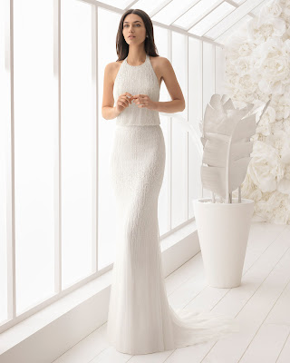 Vestidos de Novia Corte Sirena Rosa Clara