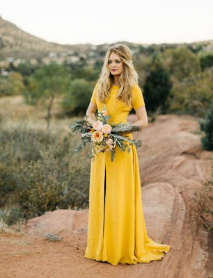Vestidos de Novia con Colores