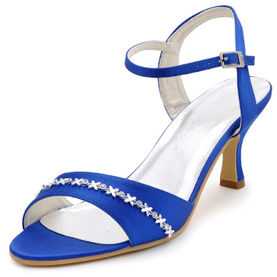Zapatos de novia azules
