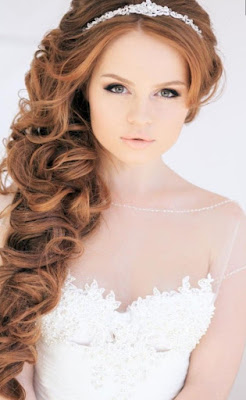 Peinados de novia cabello largo