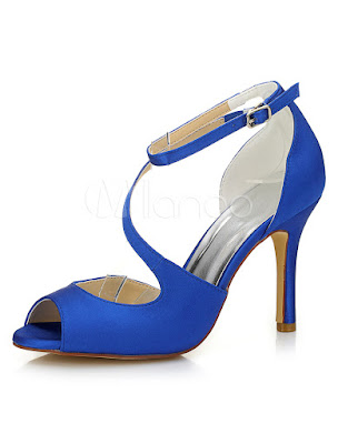 Zapatos de novia azules