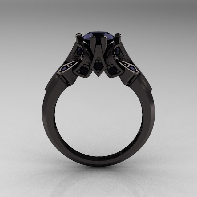 Anillos de compromiso ¡30 Alternativas Divinas Negras!