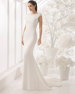 Vestidos de Novia Corte Sirena Rosa Clara