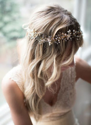 Peinado de novia sencillos
