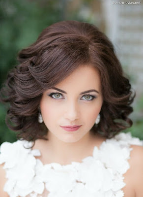 Peinado de Novia Pelo Corto 