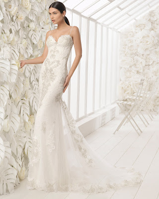 Vestidos de Novia Corte Sirena Rosa Clara