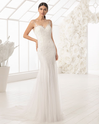 Vestidos de Novia Corte Sirena Rosa Clara