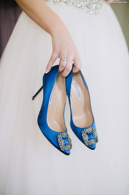 Zapatos de Novia Azules