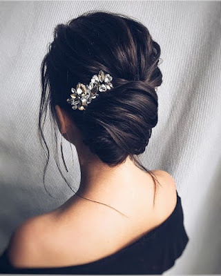 Peinado de novia sencillos