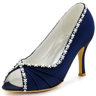 Zapatos de novia azules