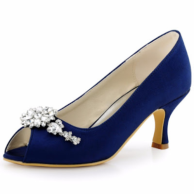 Zapatos de novia azules