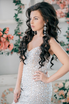 Peinados de novia cabello largo