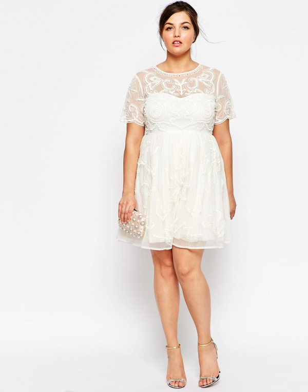 Simples vestidos de novias para gorditas | Moda y Belleza para la boda Civil Simples vestidos de novias para gorditas | Moda y Belleza para la boda Civil