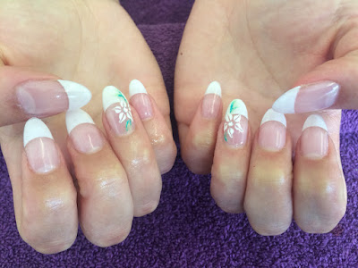 Uñas para novia de acrílico