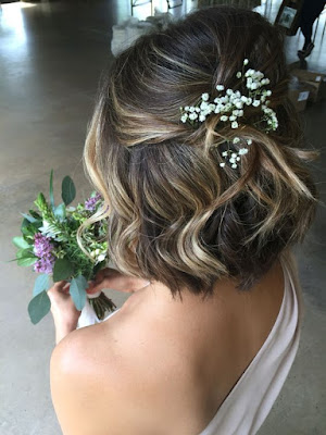 Peinado de novia sencillos