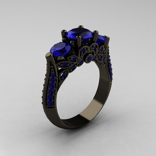 Anillos de compromiso ¡30 Alternativas Divinas Negras!