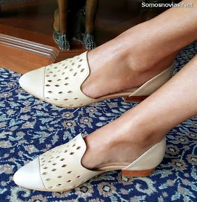 Zapatos de novia planos