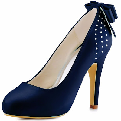 Zapatos de novia azules