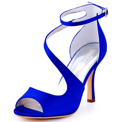 Zapatos de novia azules