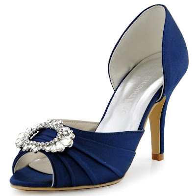 Zapatos de novia azules
