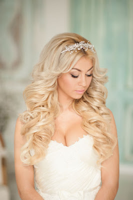 Peinados de novia cabello largo